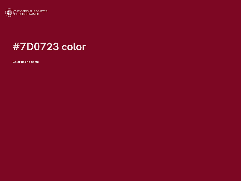 #7D0723 color image