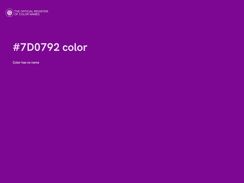 #7D0792 color image