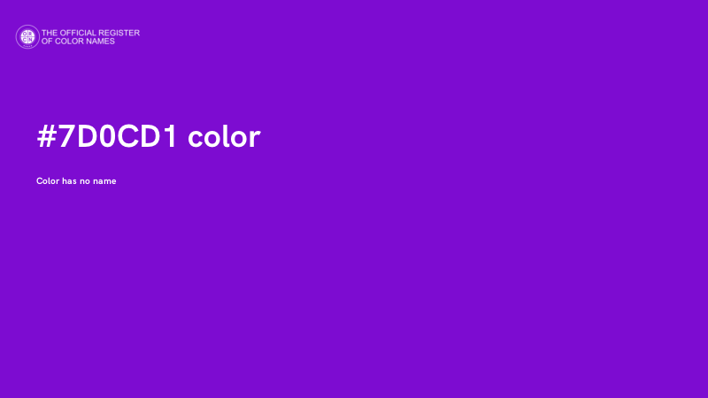 #7D0CD1 color image