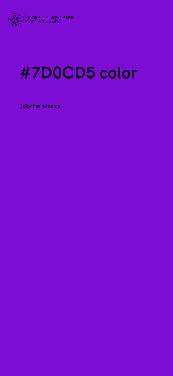 #7D0CD5 color image
