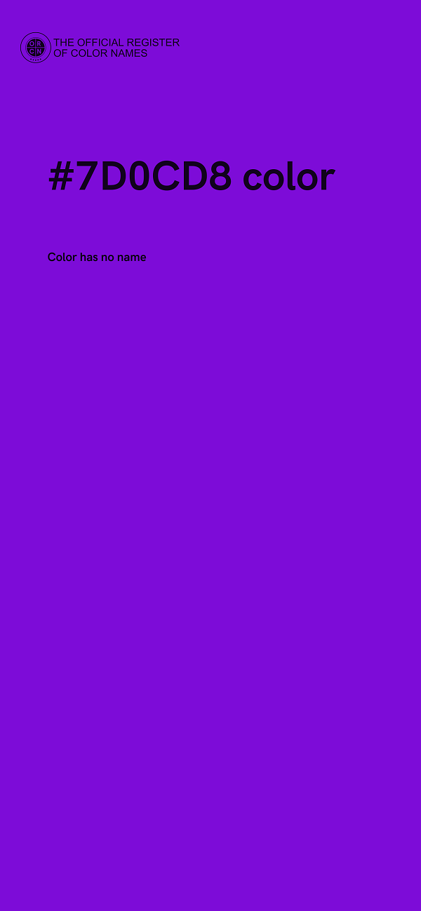 #7D0CD8 color image