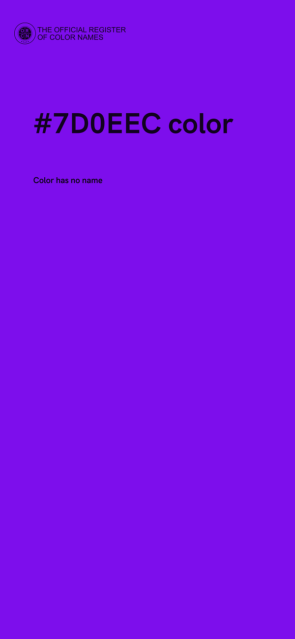 #7D0EEC color image