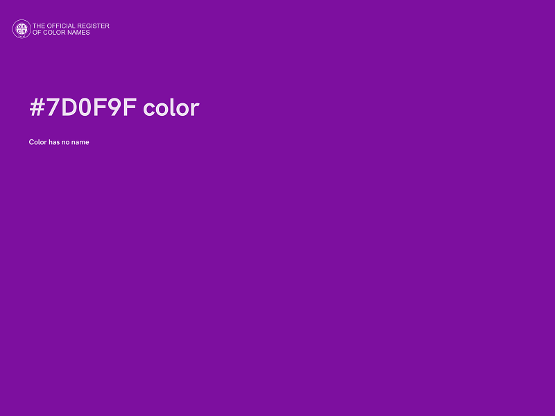 #7D0F9F color image