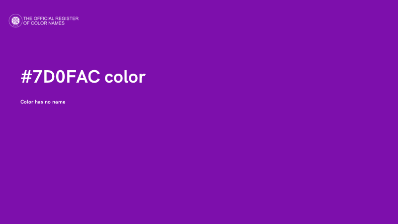 #7D0FAC color image
