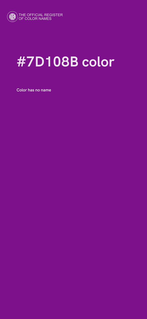 #7D108B color image