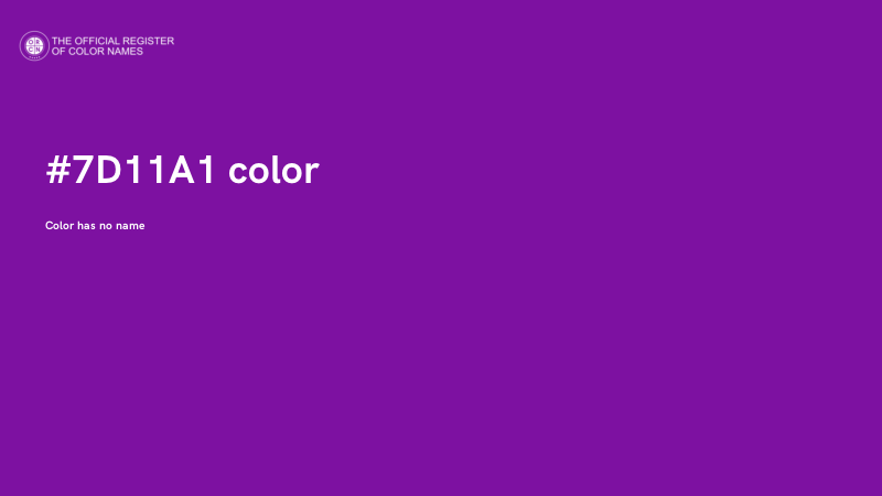 #7D11A1 color image