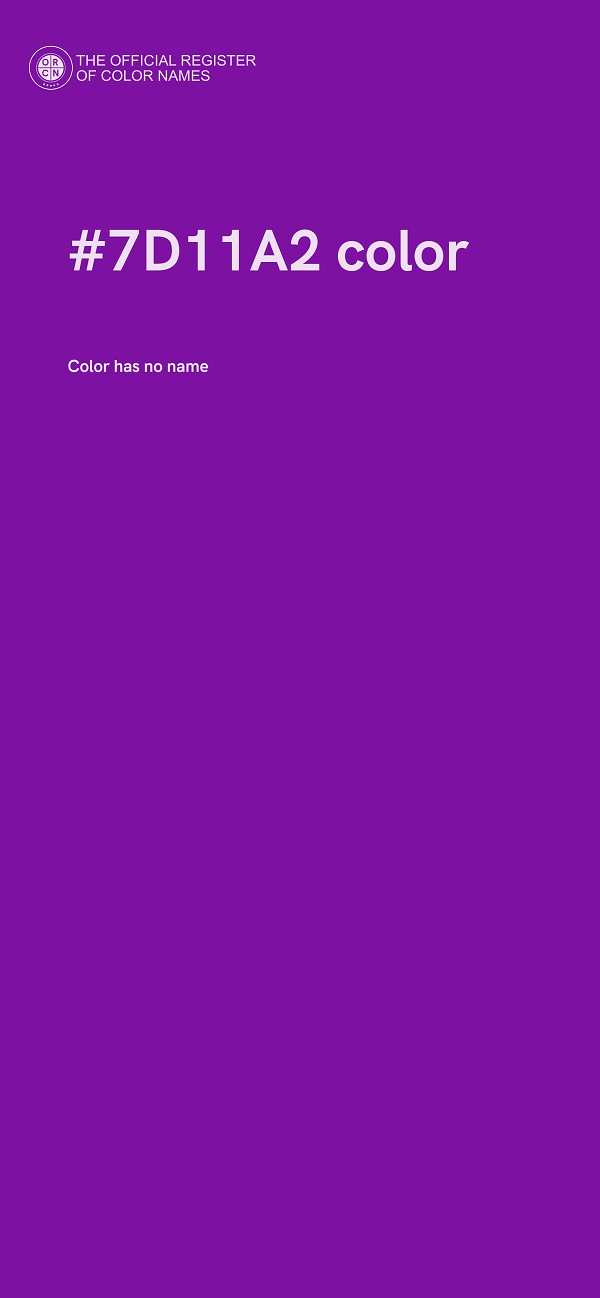 #7D11A2 color image