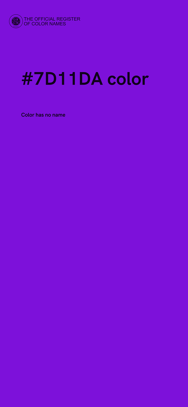 #7D11DA color image