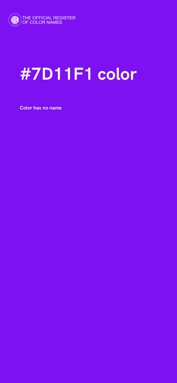 #7D11F1 color image