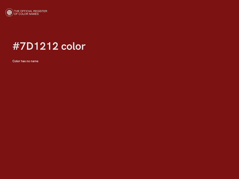 #7D1212 color image