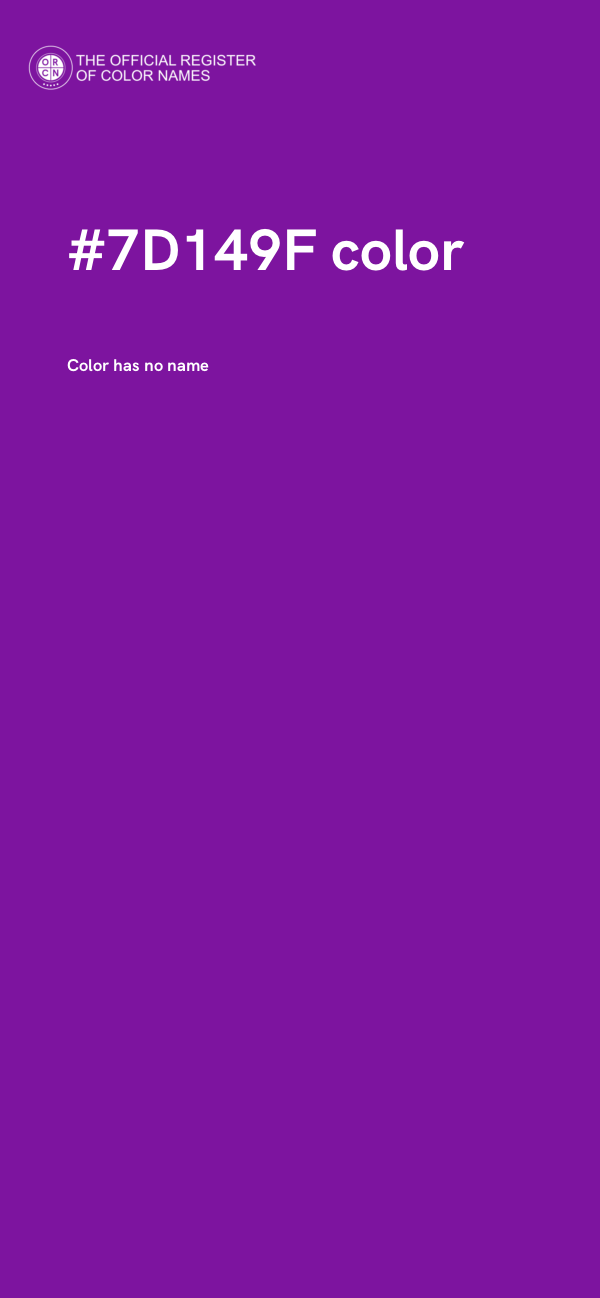 #7D149F color image