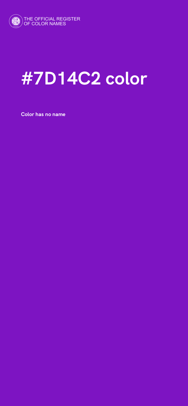 #7D14C2 color image