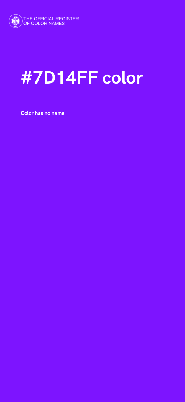 #7D14FF color image