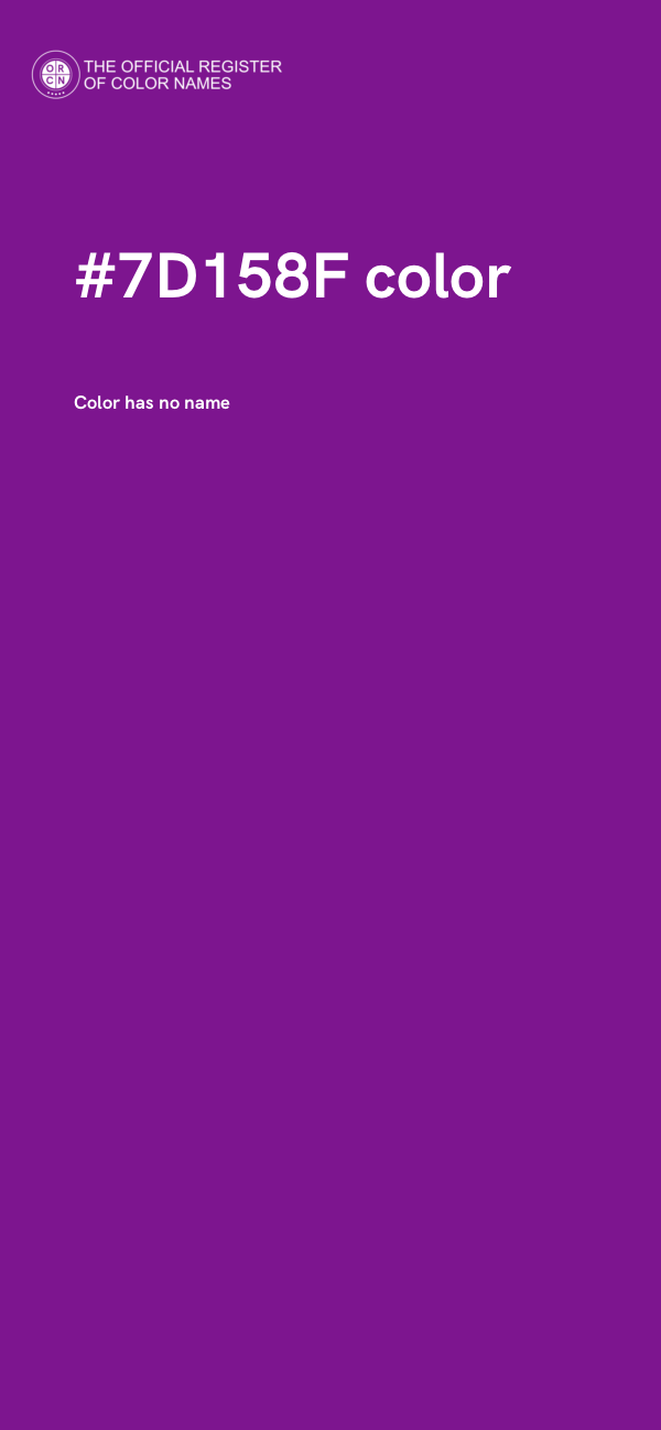 #7D158F color image