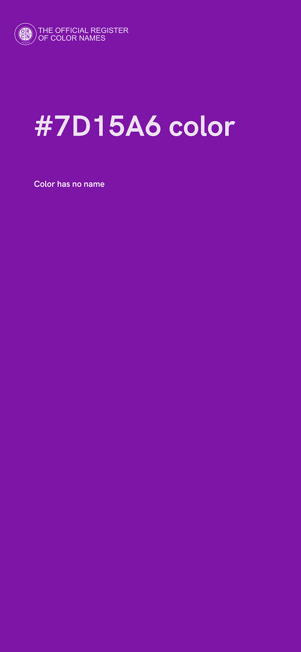 #7D15A6 color image