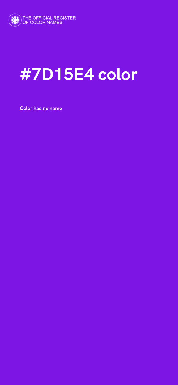 #7D15E4 color image