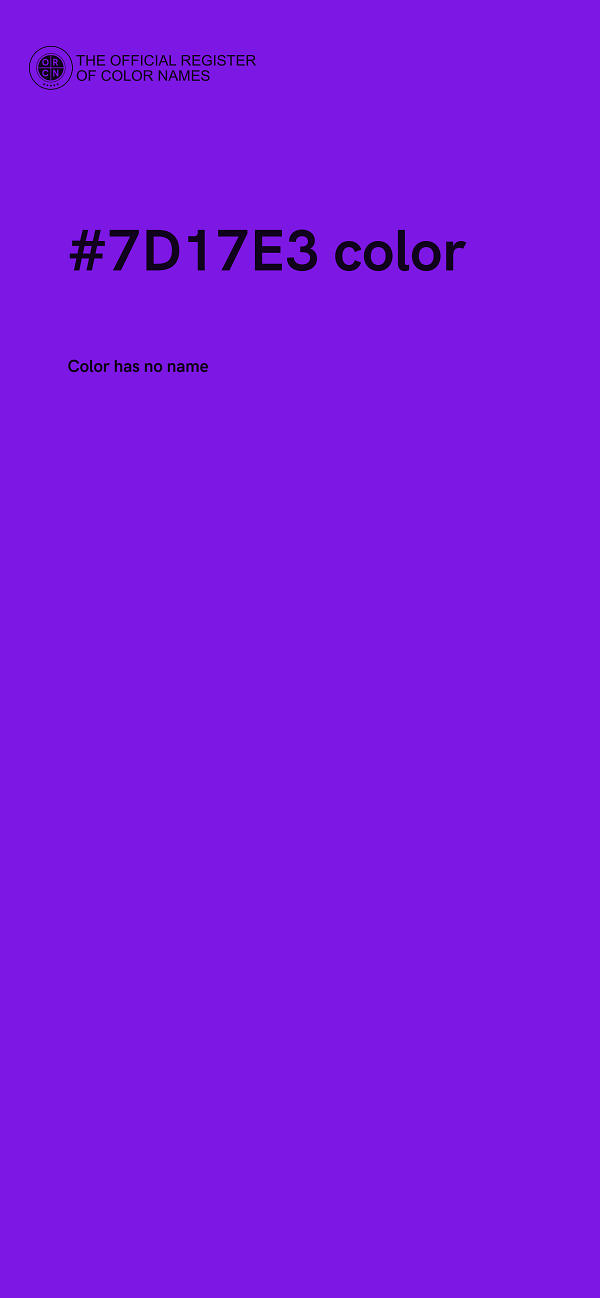 #7D17E3 color image