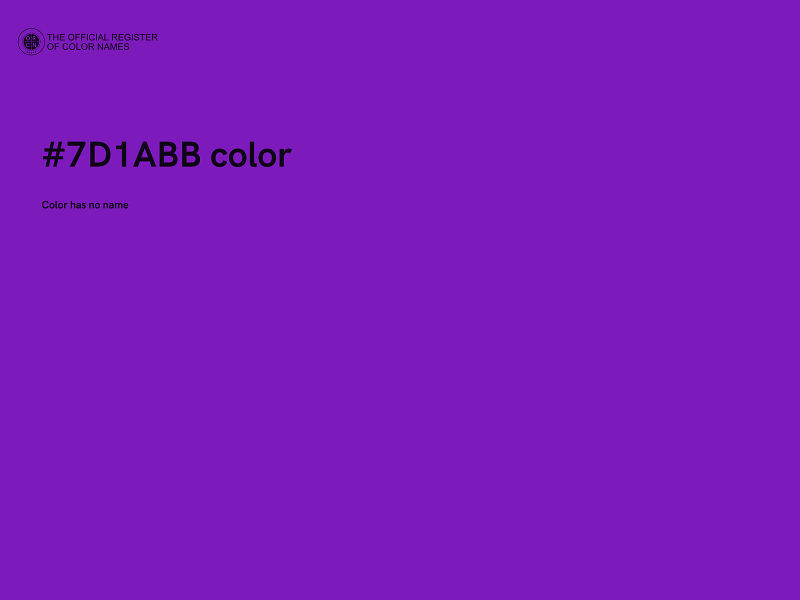 #7D1ABB color image