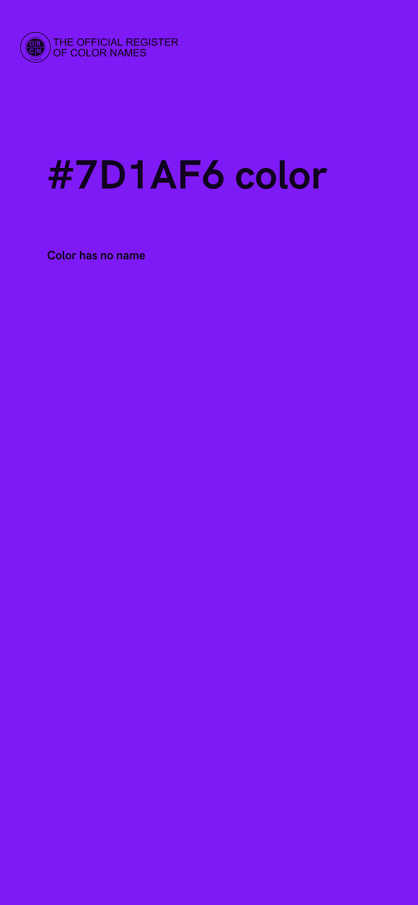 #7D1AF6 color image
