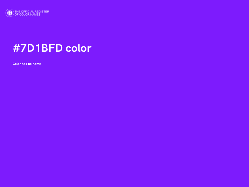 #7D1BFD color image