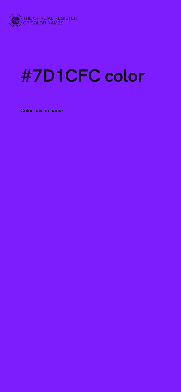 #7D1CFC color image