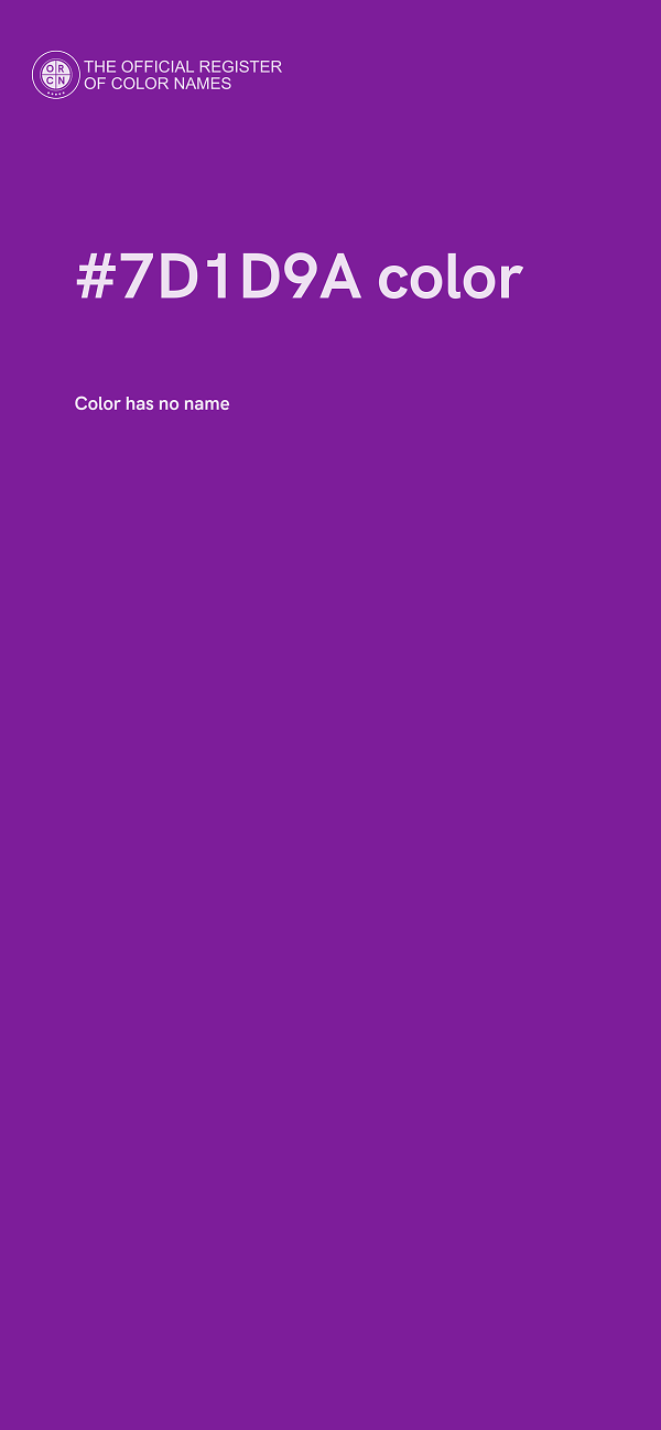 #7D1D9A color image