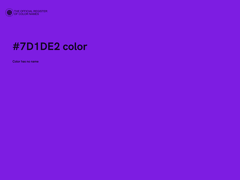 #7D1DE2 color image