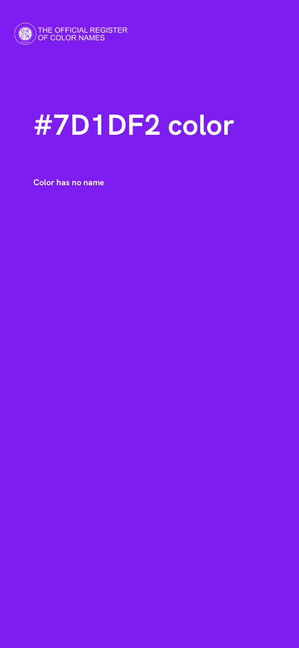 #7D1DF2 color image