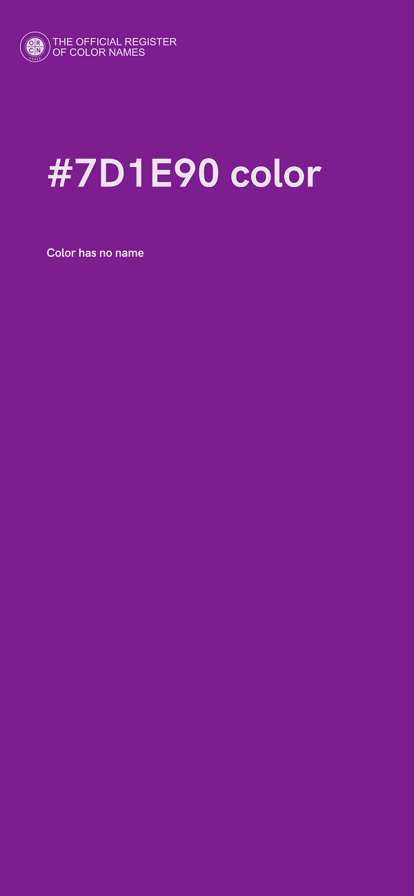 #7D1E90 color image