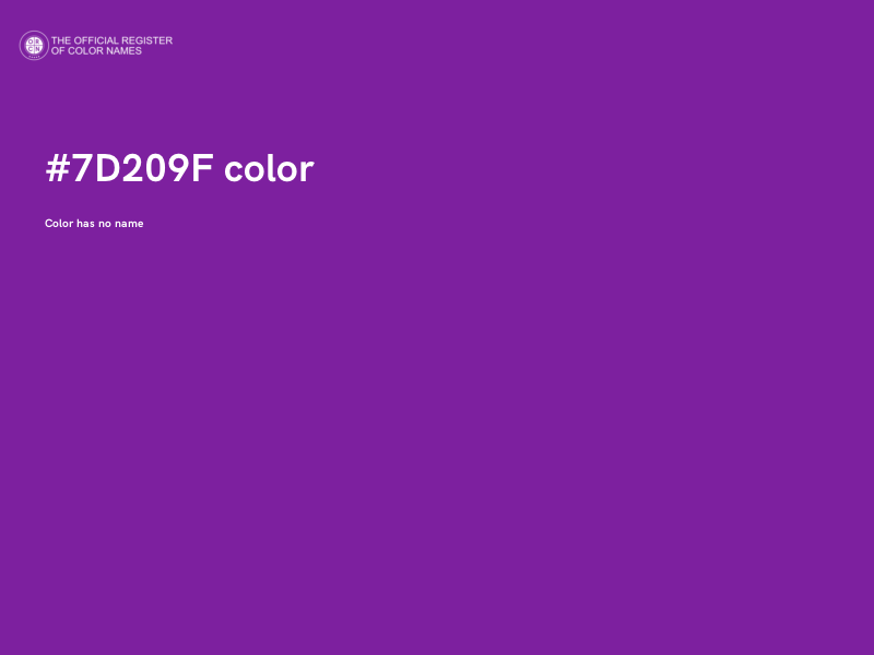 #7D209F color image