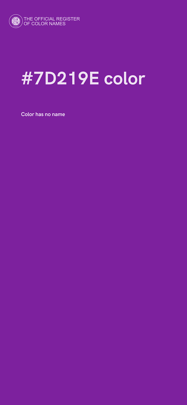 #7D219E color image