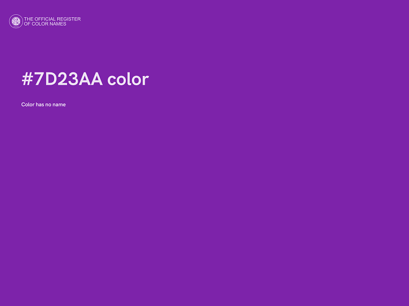 #7D23AA color image