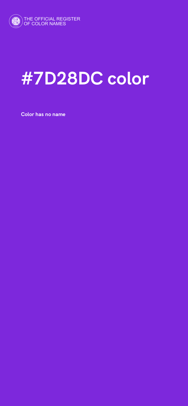 #7D28DC color image
