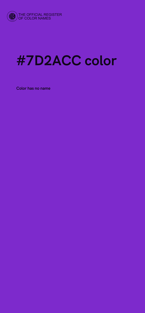 #7D2ACC color image