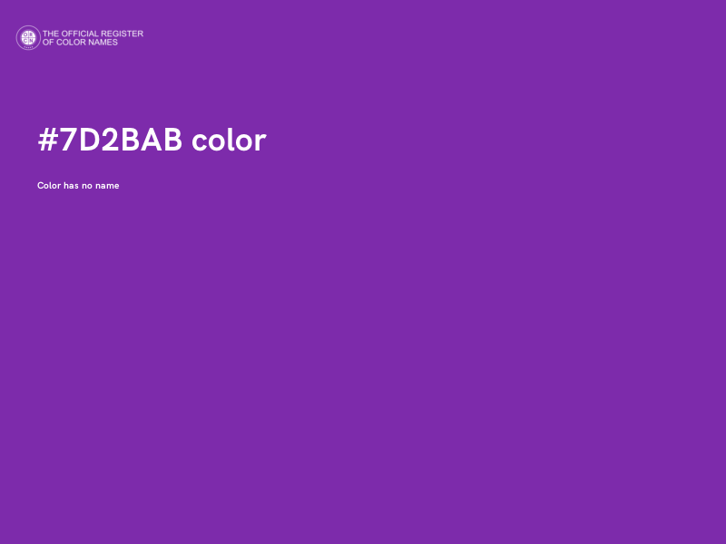 #7D2BAB color image