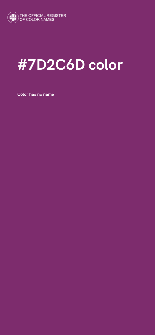 #7D2C6D color image