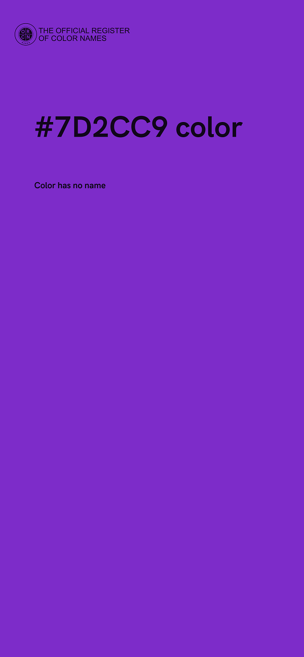 #7D2CC9 color image