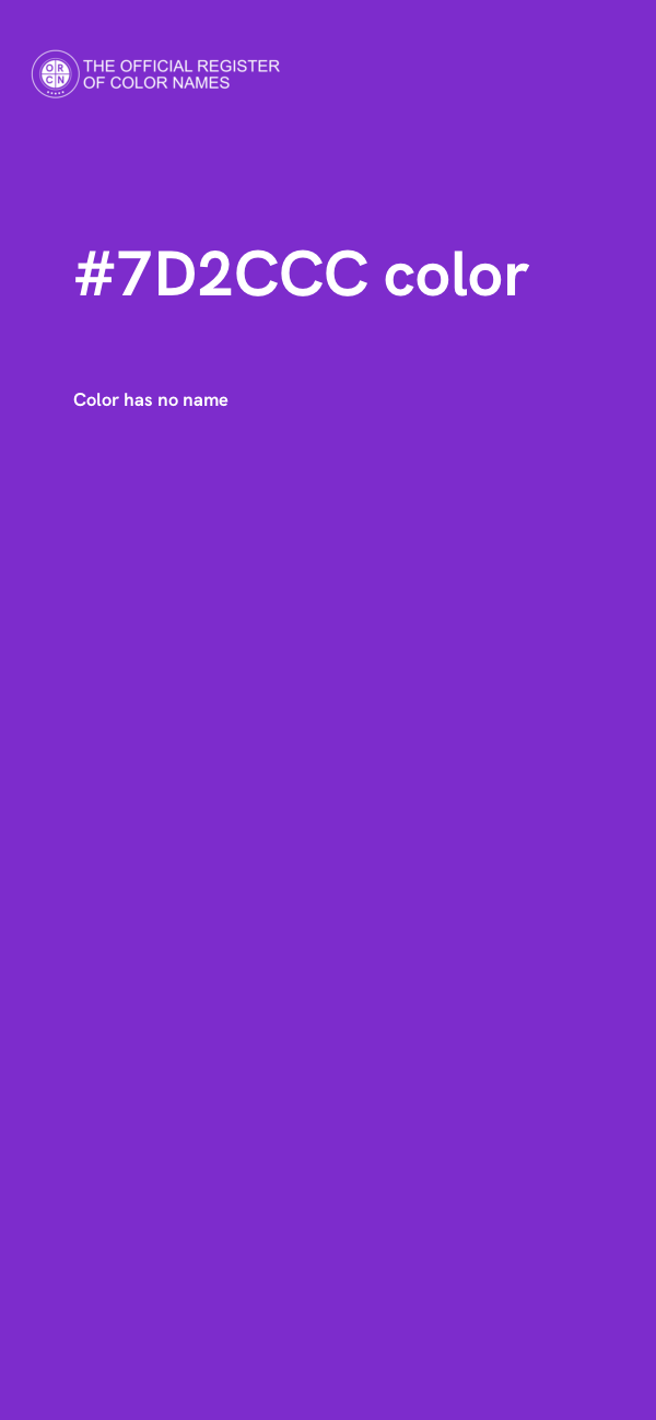 #7D2CCC color image