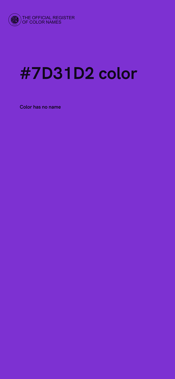 #7D31D2 color image