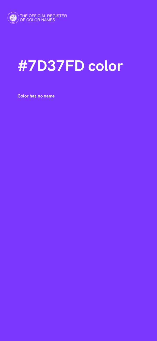 #7D37FD color image
