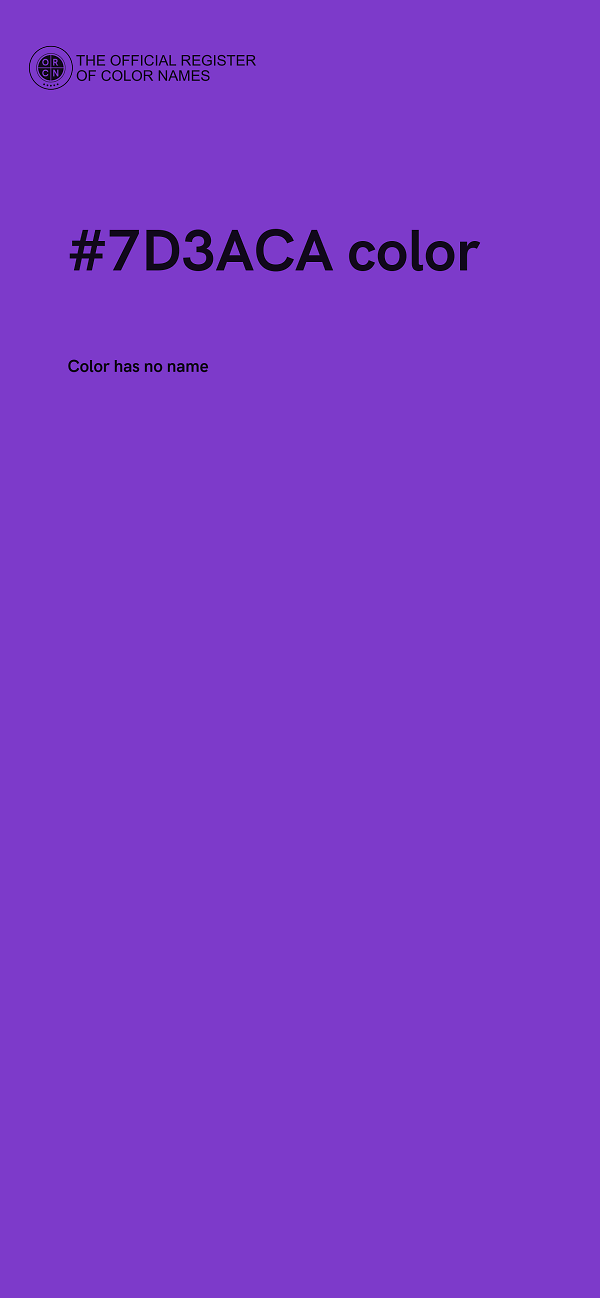 #7D3ACA color image
