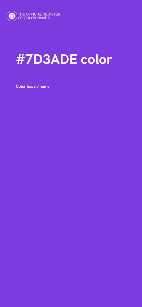 #7D3ADE color image