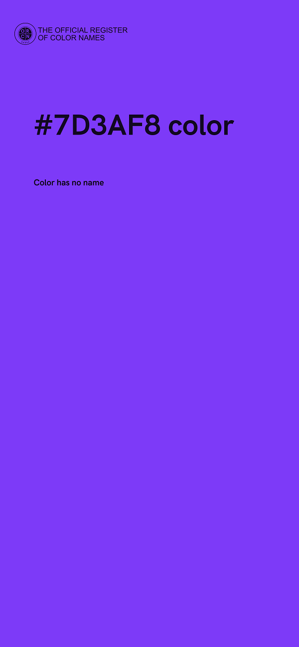 #7D3AF8 color image