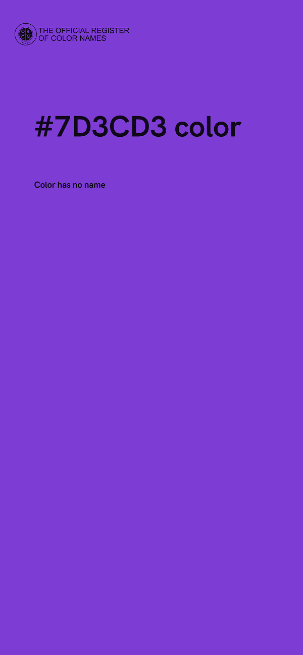 #7D3CD3 color image