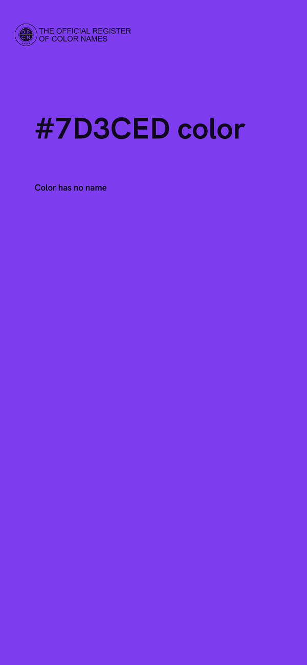 #7D3CED color image