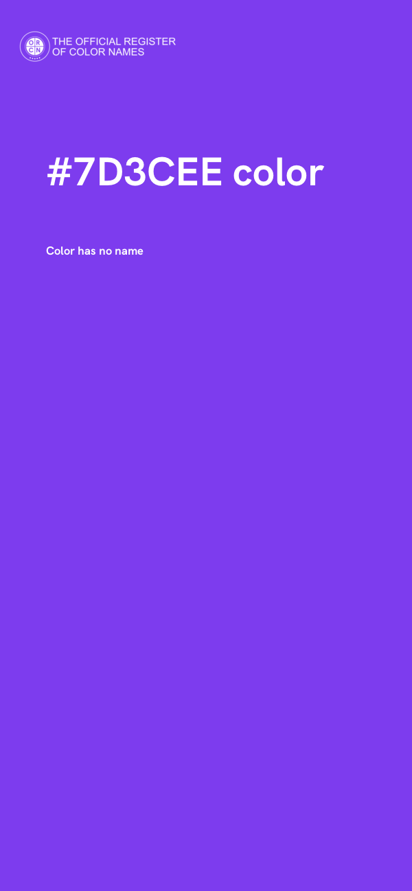 #7D3CEE color image