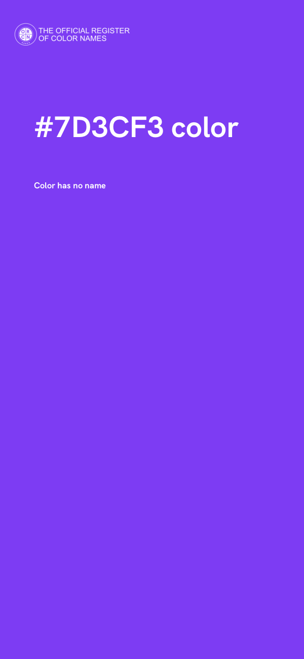 #7D3CF3 color image