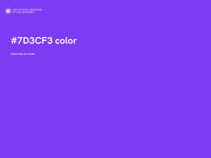 #7D3CF3 color image