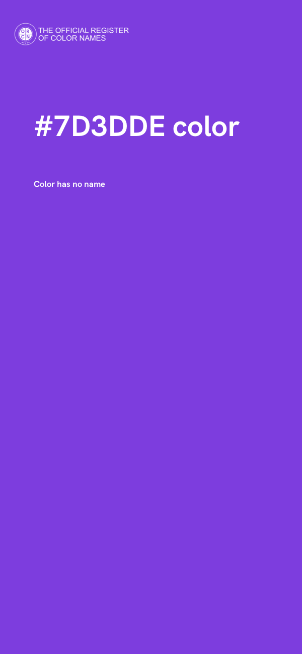 #7D3DDE color image