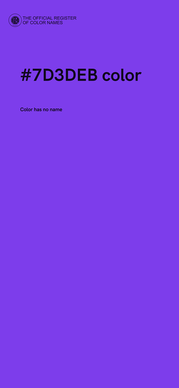 #7D3DEB color image